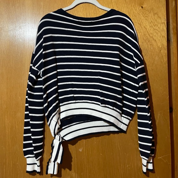 Bishop + Young Side Tie Striped Sweater - Picture 2 of 3